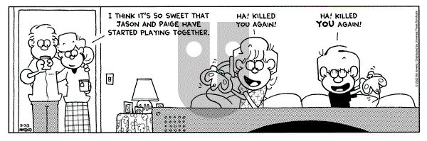 FoxTrot - Thursday May 23, 2002 Comic Strip