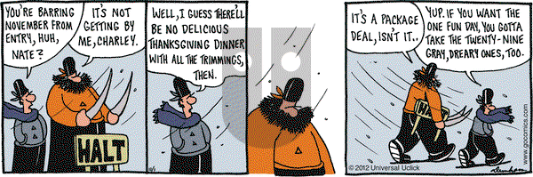 Overboard on Thursday November 1, 2012 Comic Strip