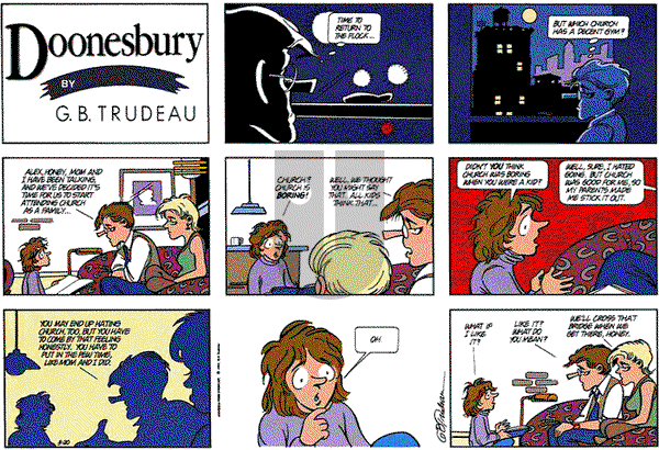 Doonesbury on Sunday March 20, 1994 Comic Strip