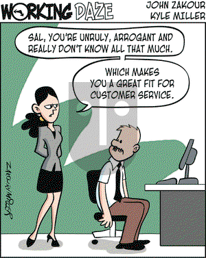 Working Daze on Monday October 8, 2007 Comic Strip