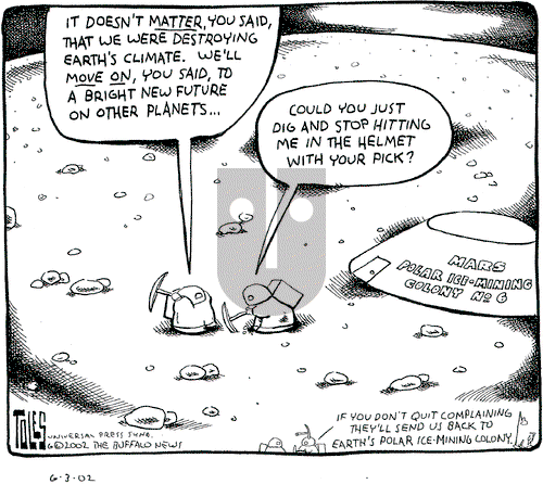 Tom Toles on Monday June 3, 2002 Comic Strip