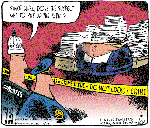 Tom Toles on Thursday March 21, 2019 Comic Strip