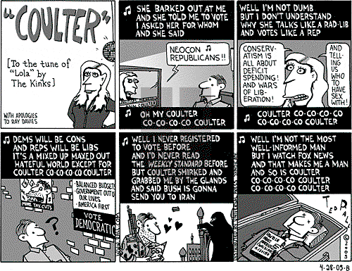 Ted Rall on Saturday April 30, 2005 Comic Strip