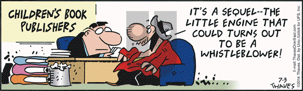 Frank and Ernest on Thursday July 3, 2014 Comic Strip
