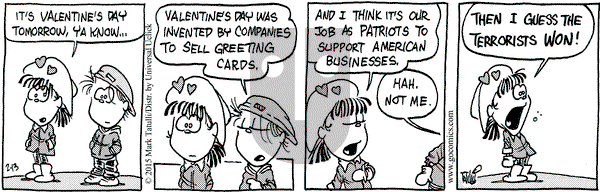 Heart of the City on Friday February 13, 2015 Comic Strip