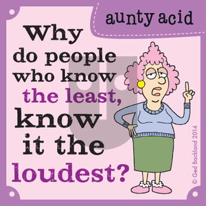 Aunty Acid on Sunday August 31, 2014 Comic Strip