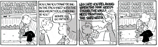 Drabble on Monday February 7, 2005 Comic Strip