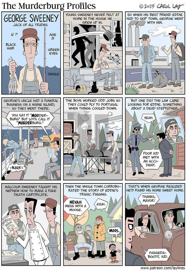 Lay Lines on Monday April 7, 2025 Comic Strip