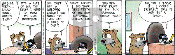 Get Fuzzy on Saturday February 25, 2012 Comic Strip