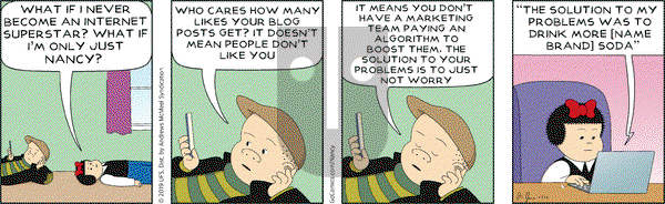 Nancy on Saturday November 2, 2019 Comic Strip