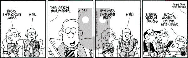 FoxTrot on Thursday December 29, 1988 Comic Strip