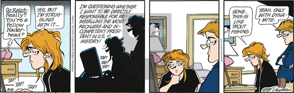 Doonesbury on Friday August 20, 2004 Comic Strip