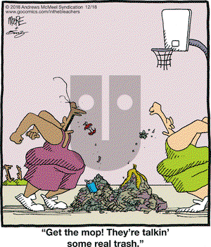 In the Bleachers on Tuesday December 18, 2018 Comic Strip