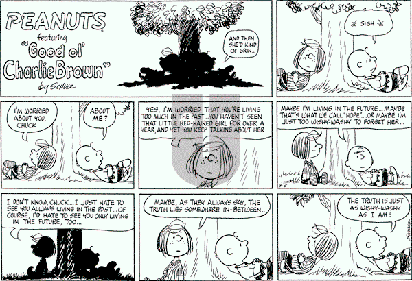 Peanuts - Sunday March 5, 1972 Comic Strip