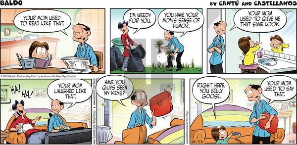 Baldo on Sunday May 12, 2019 Comic Strip