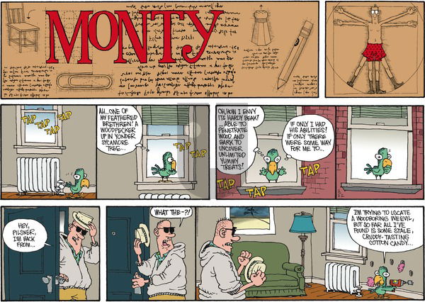 Monty on Sunday February 22, 2015 Comic Strip