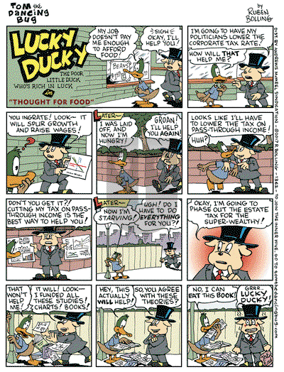 Tom the Dancing Bug on Monday November 6, 2017 Comic Strip