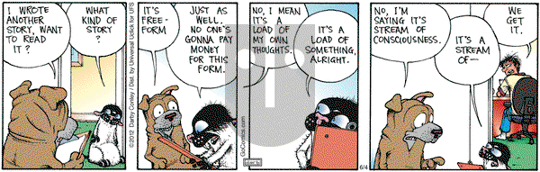 Get Fuzzy on Monday June 4, 2012 Comic Strip