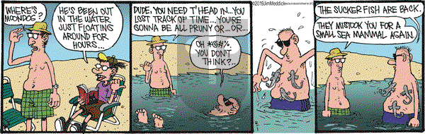 Monty on Thursday August 1, 2019 Comic Strip