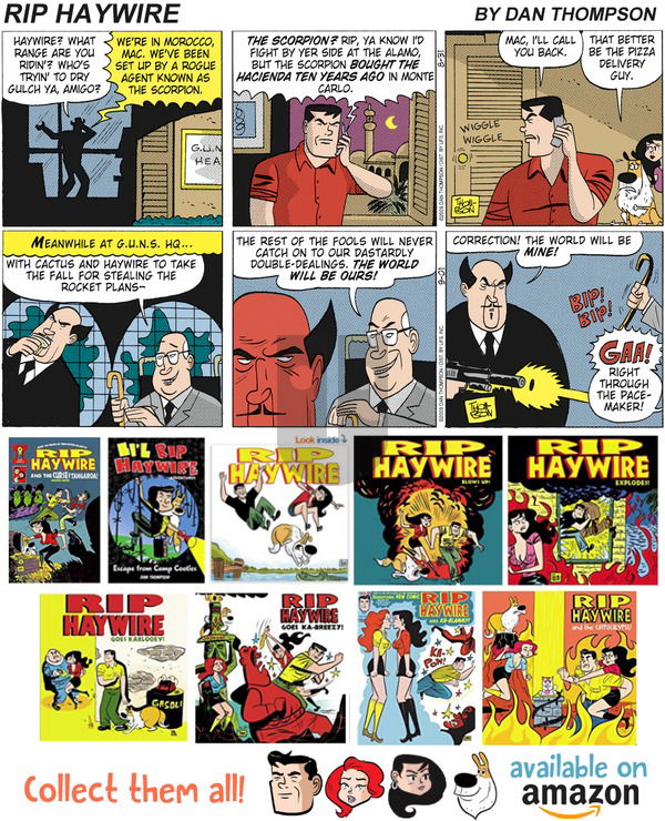 Rip Haywire on Sunday September 23, 2018 Comic Strip