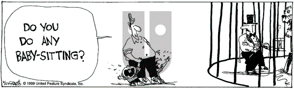 The Buckets on Wednesday June 23, 1999 Comic Strip