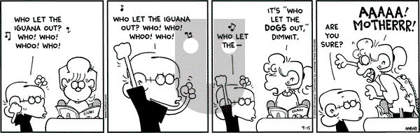 FoxTrot on Wednesday September 15, 2004 Comic Strip