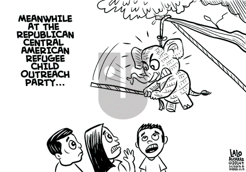 Lalo Alcaraz on Thursday August 7, 2014 Comic Strip