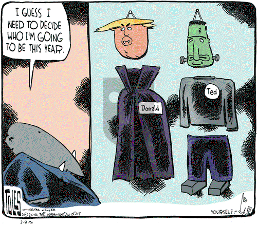 Tom Toles on Tuesday March 8, 2016 Comic Strip
