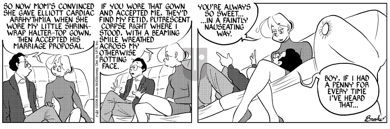 9 Chickweed Lane - Saturday January 21, 2006 Comic Strip
