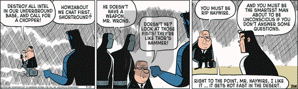 Rip Haywire on Tuesday July 10, 2018 Comic Strip
