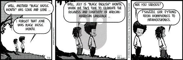 The Boondocks on Friday February 4, 2011 Comic Strip