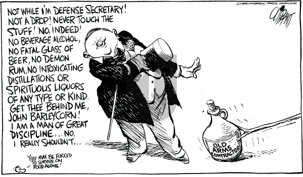 Pat Oliphant - Monday February 27, 1989 Comic Strip