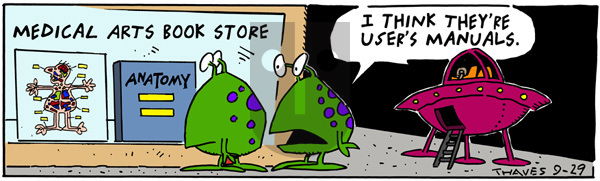 Frank and Ernest on Friday September 29, 2000 Comic Strip