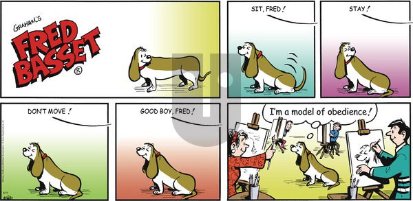 Fred Basset on Sunday June 11, 2017 Comic Strip