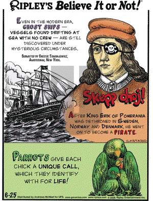Ripley's Believe It or Not on 2025-06-25 Comic Strip