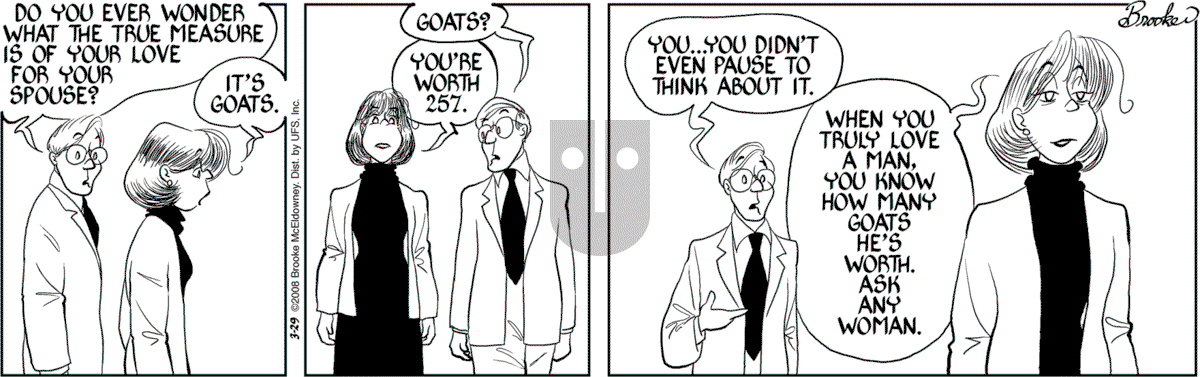9 Chickweed Lane - Saturday March 29, 2008 Comic Strip