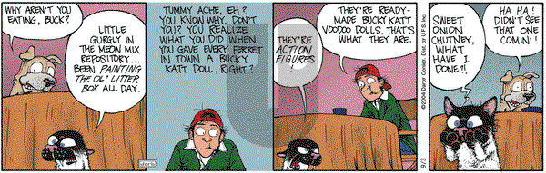 Get Fuzzy on Friday September 3, 2004 Comic Strip