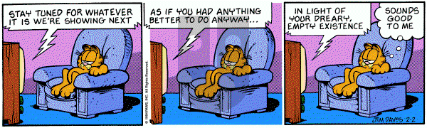 Garfield on Wednesday February 2, 1994 Comic Strip