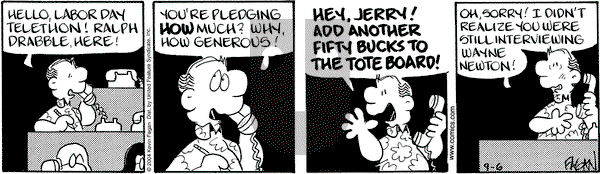 Drabble on Monday September 6, 2004 Comic Strip