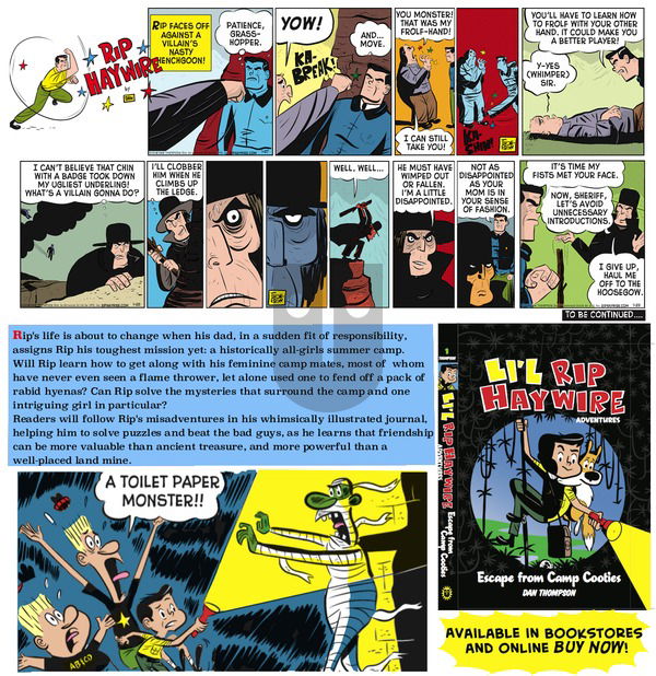 Rip Haywire on Sunday April 3, 2016 Comic Strip