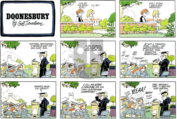 Doonesbury on Sunday May 29, 1977 Comic Strip