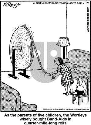 Close to Home - Monday January 29, 2001 Comic Strip