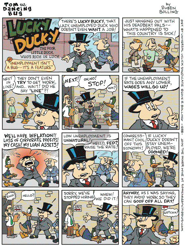 Tom the Dancing Bug on Friday September 26, 2014 Comic Strip