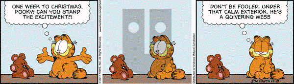 Garfield on Monday December 18, 2017 Comic Strip