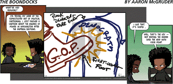 The Boondocks on Sunday July 11, 2010 Comic Strip