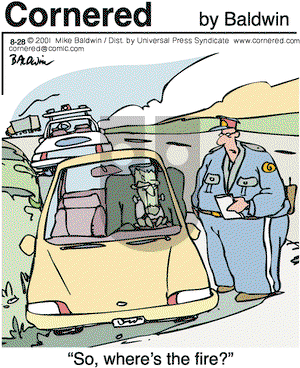 Cornered on Tuesday August 28, 2001 Comic Strip