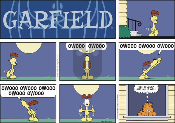 Garfield on Sunday May 31, 2020 Comic Strip