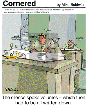Cornered on Tuesday May 16, 2017 Comic Strip