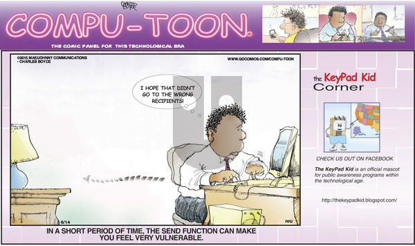 Compu-toon on Sunday June 14, 2015 Comic Strip