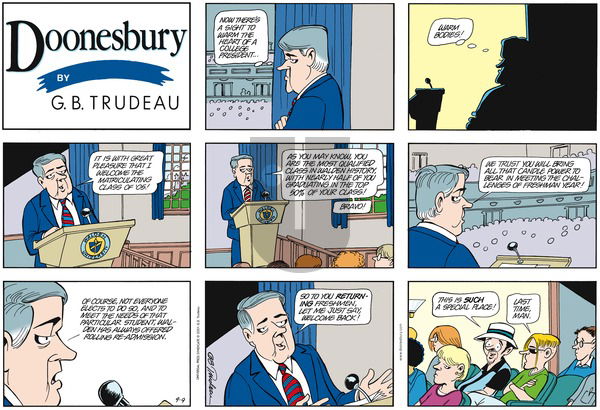 Doonesbury on Thursday October 18, 2001 Comic Strip